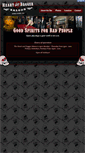 Mobile Screenshot of heartanddaggersaloon.com